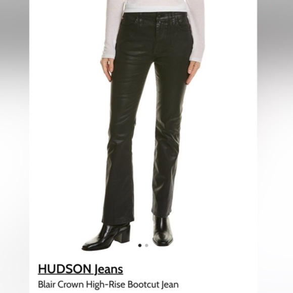NWT Hudson Barbara High Rise Coated Jeans agolde redone frame grlfrnd citizens - Picture 1 of 4